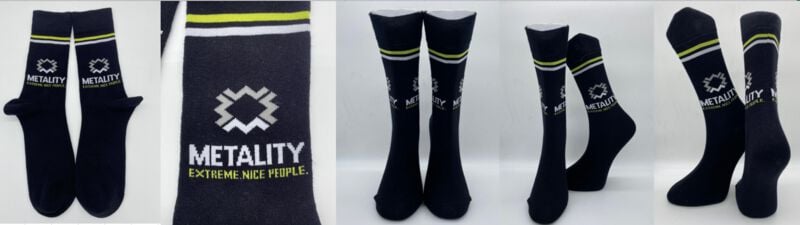 Metality Socken Socken multicolor in EU 36-40